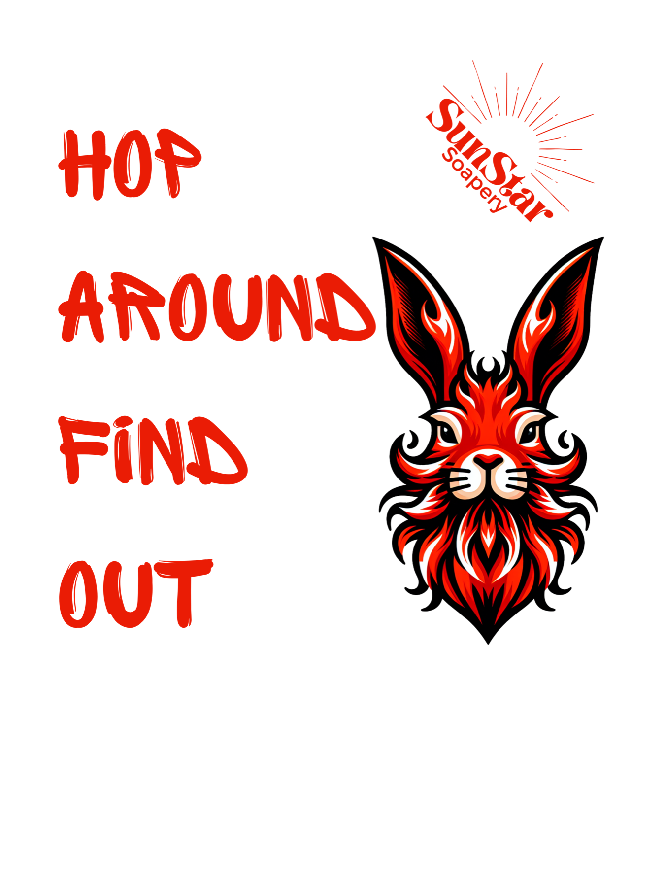 HAFO vector flaming hare mark